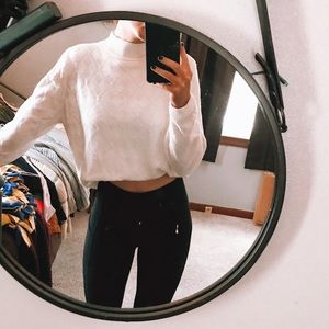 turtle neck sweater!